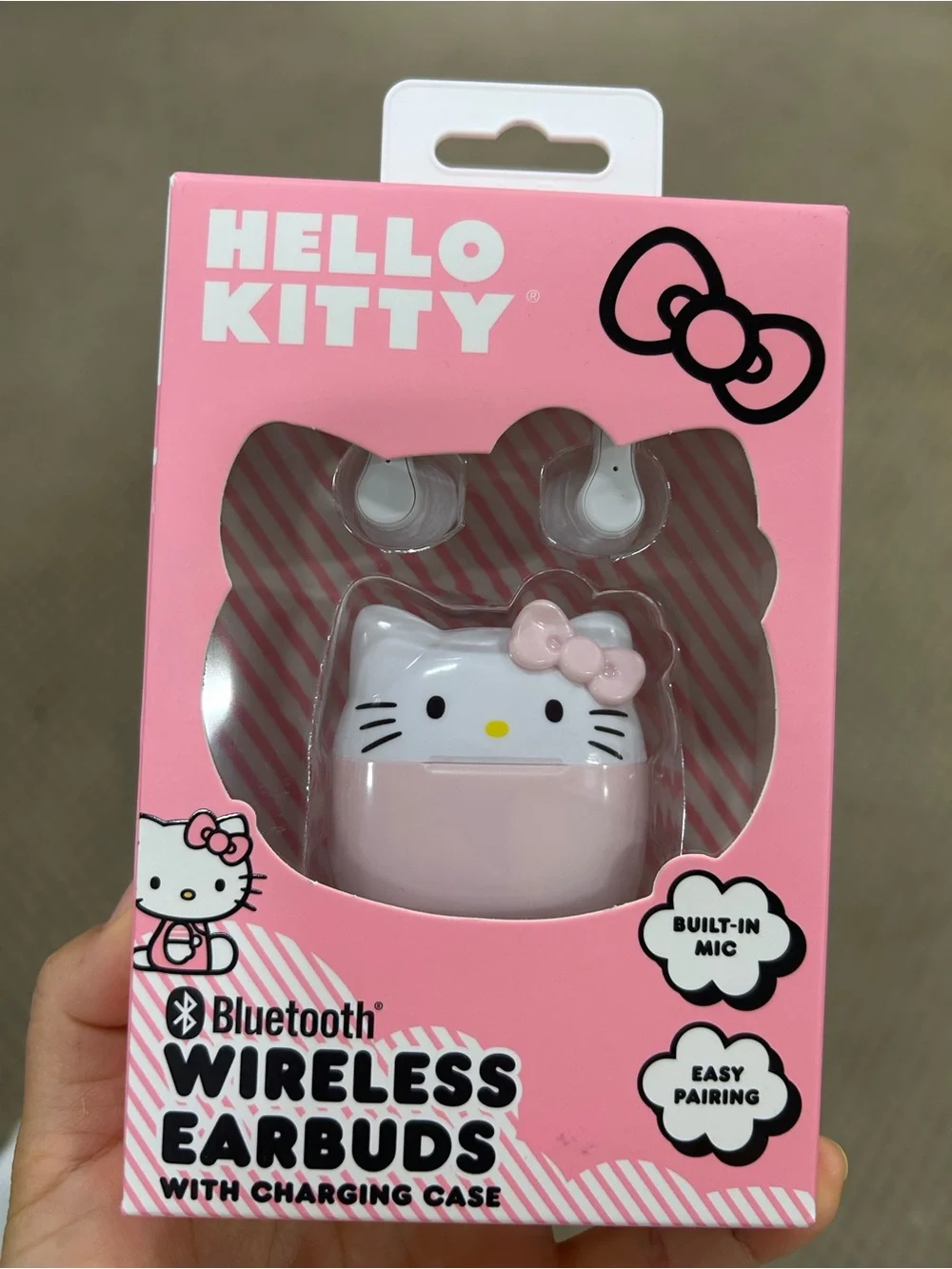Limited edition Hello Kitty Bluetooth Wireless Earbuds with Charging Case